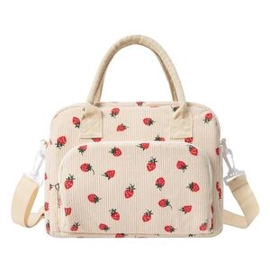 Insulated Strawberry Lunch Bag